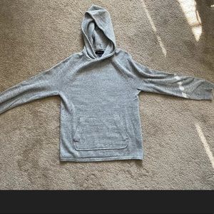 Men’s J Crew Wool Cotton Gray XS Mens Hoodie